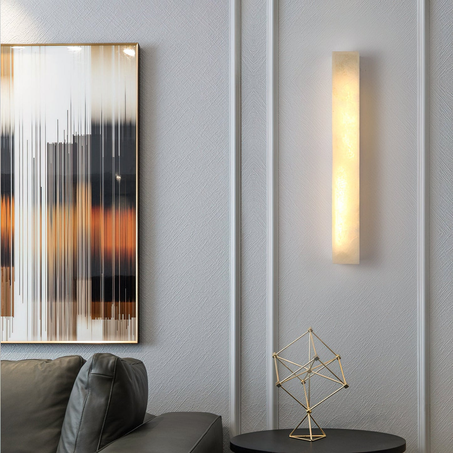 Dara Long Alabaster Wall Sconce