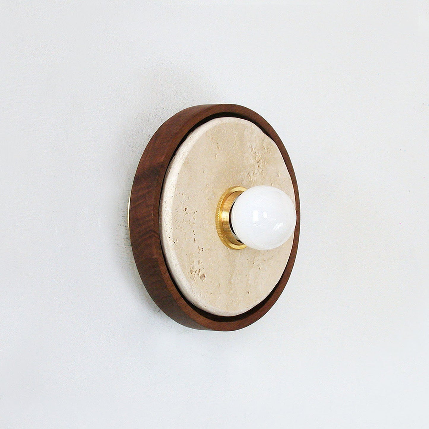 Dario Travertine Wall Sconce