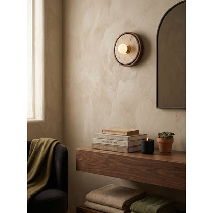 Dario Travertine Wall Sconce