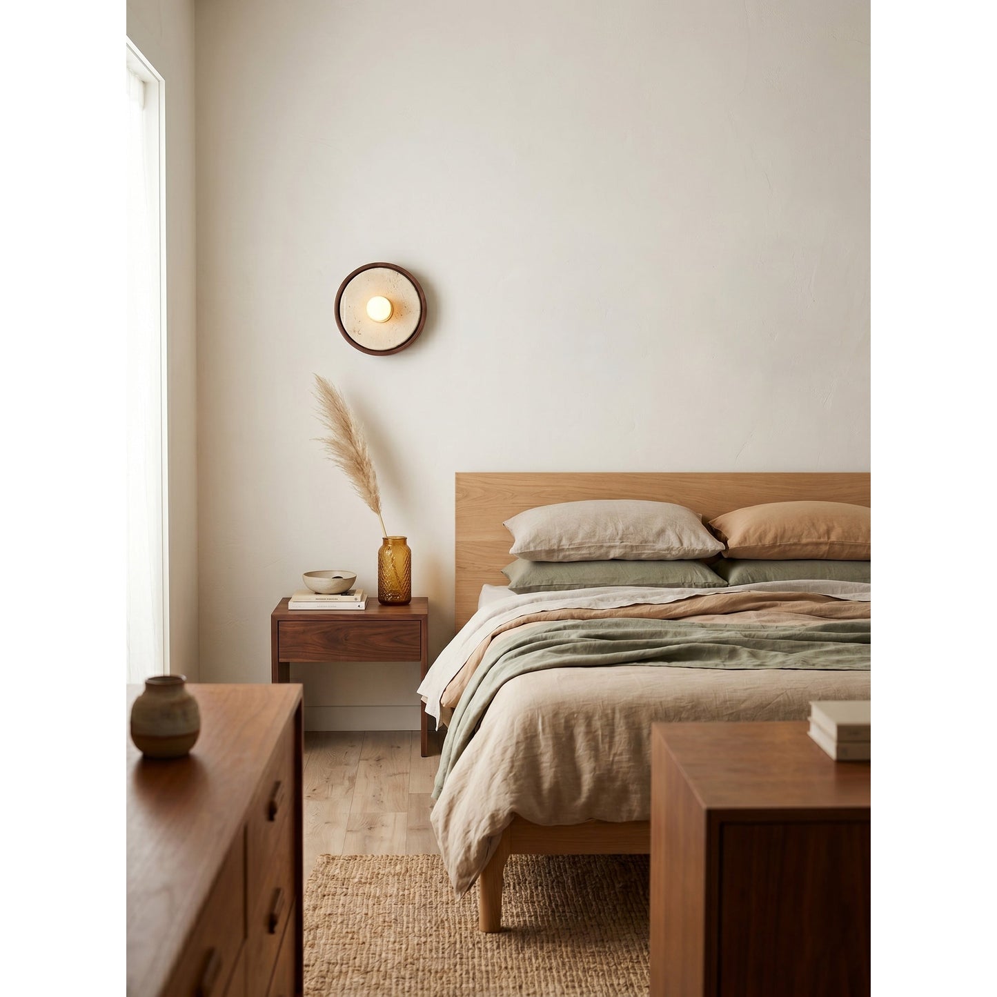 Dario Travertine Wall Sconce