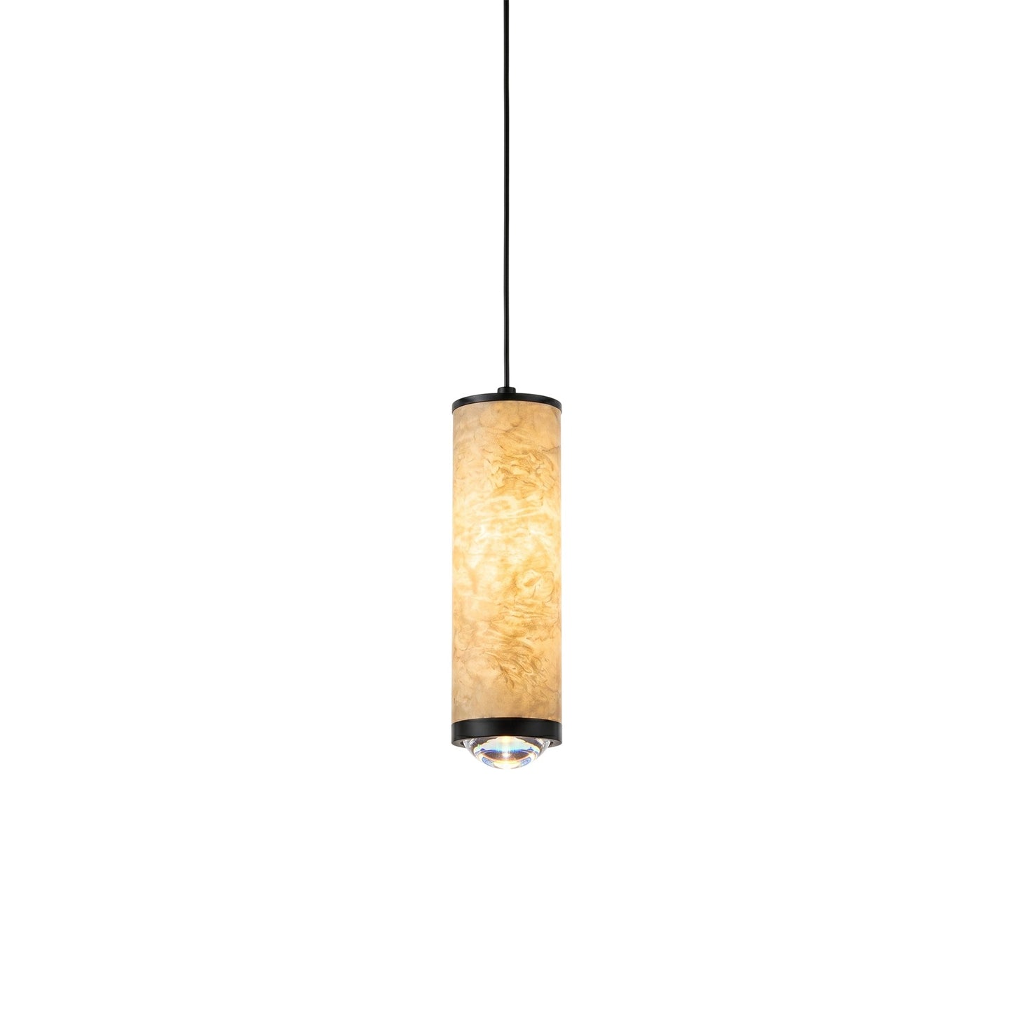 Fina Cylindrical Alabaster Pendant Lamp