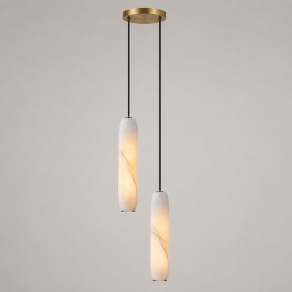 Flute Alabaster Chandelier