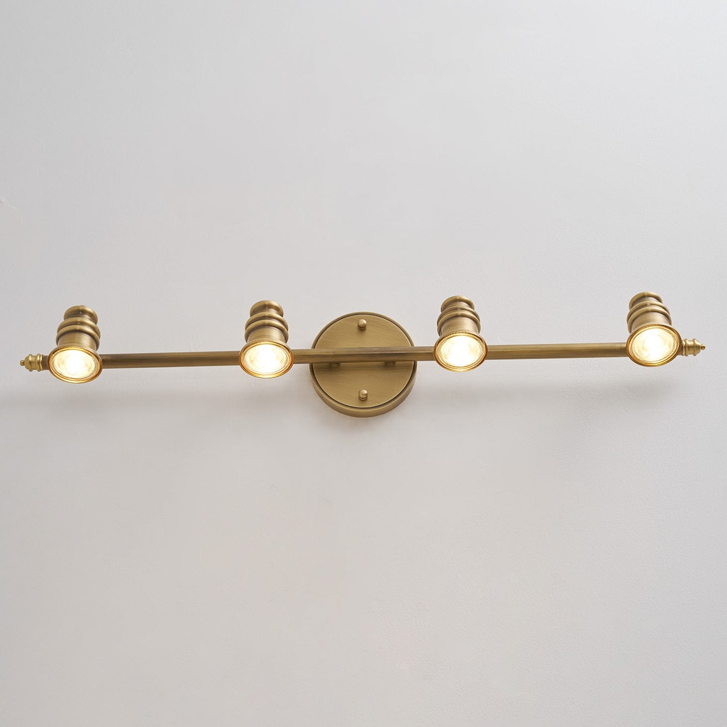 Halophane Brass Wall Lamp