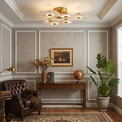 Holmdel Alabaster Ceiling Lamp