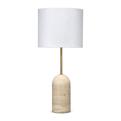 Holt Travertine Table Lamp
