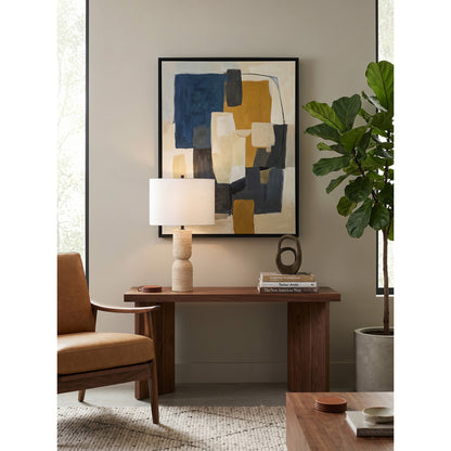 Jamia Travertine Table Lamp