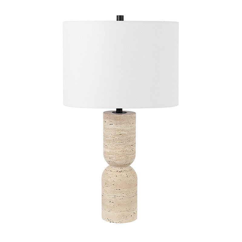 Jamia Travertine Table Lamp