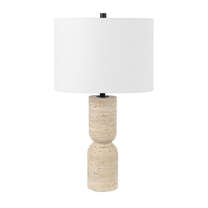 Jamia Travertine Table Lamp