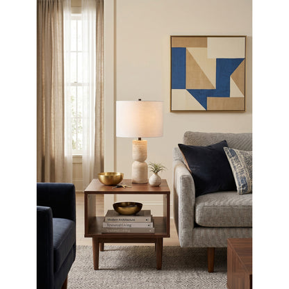 Jamia Travertine Table Lamp
