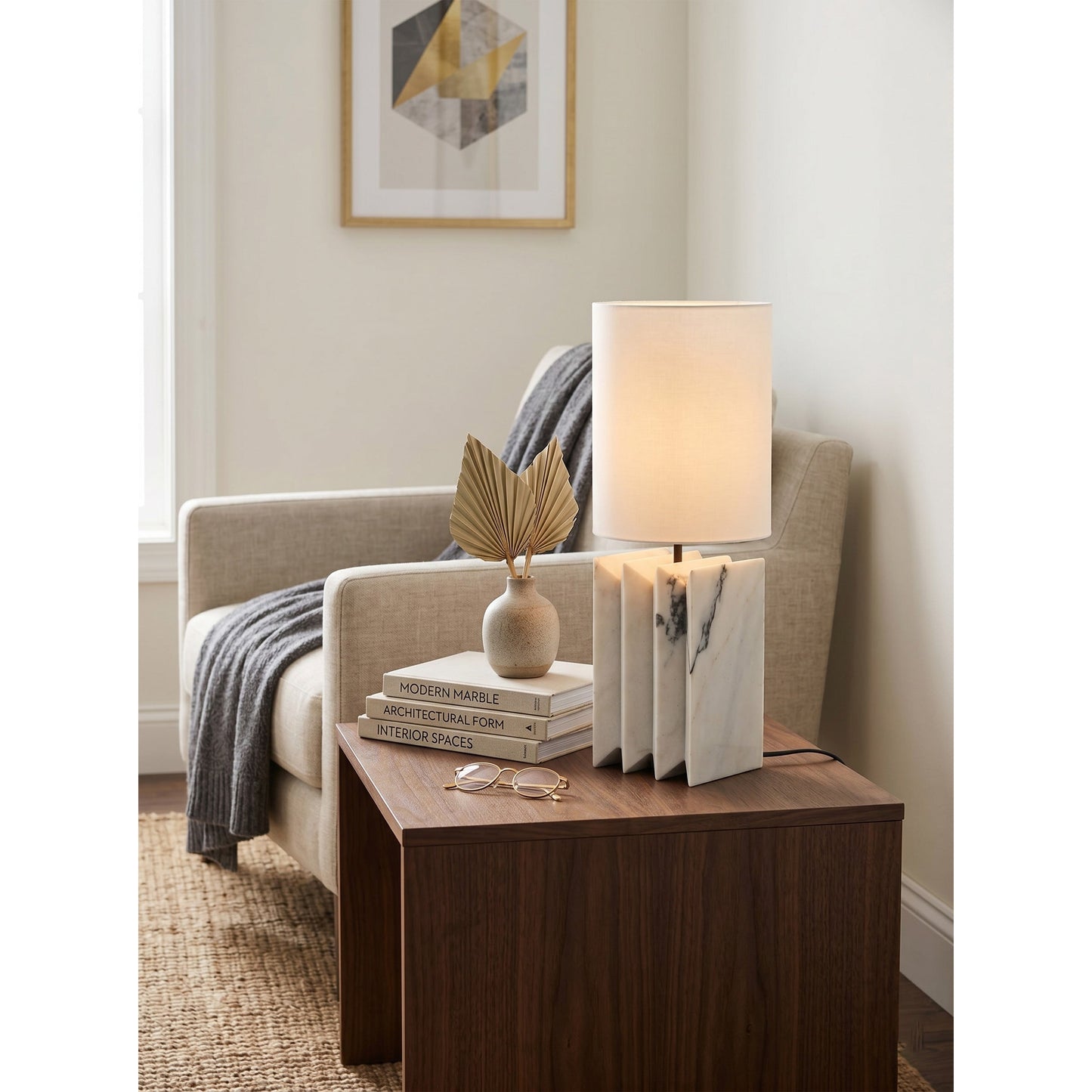 Jman Marble Table Lamp