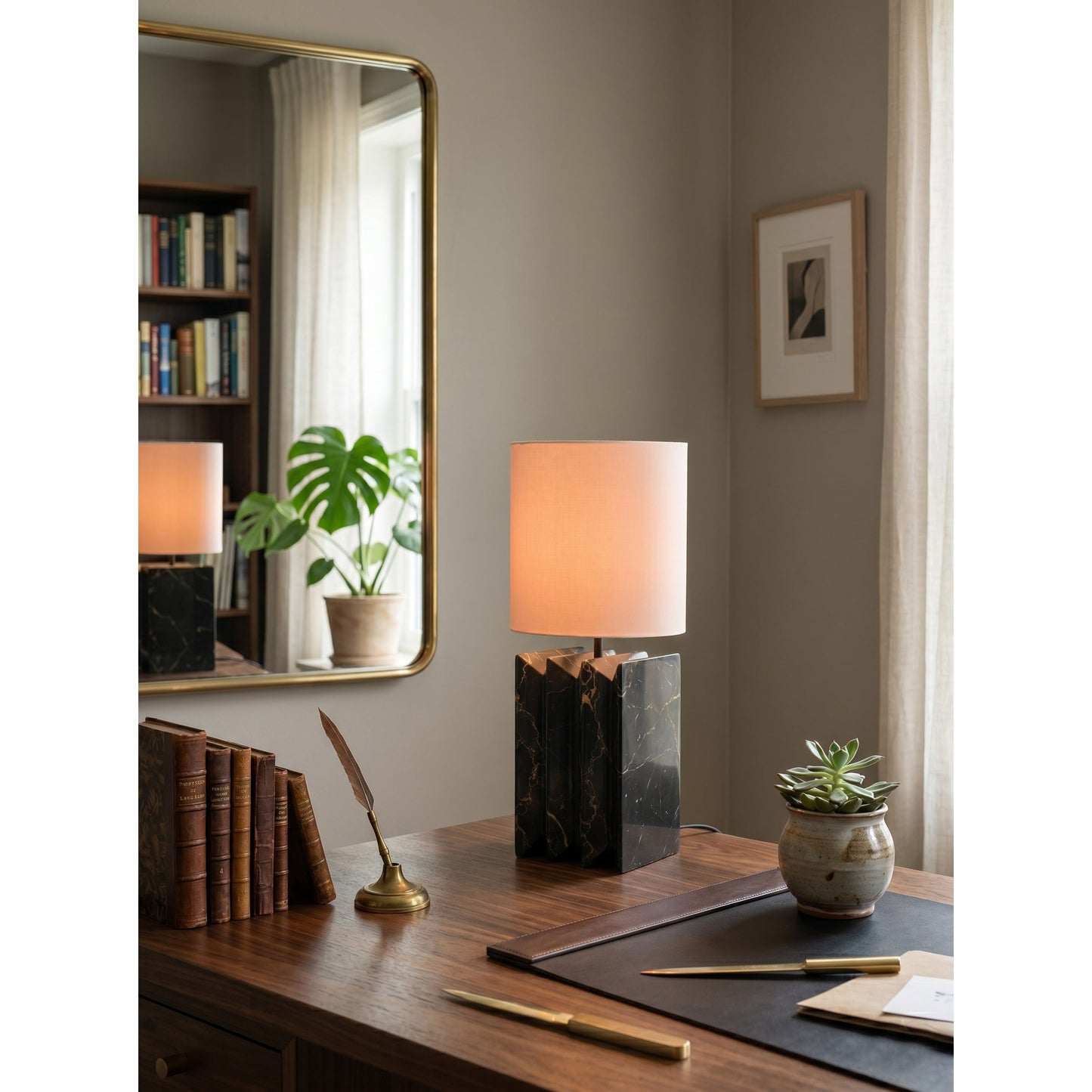Jman Marble Table Lamp