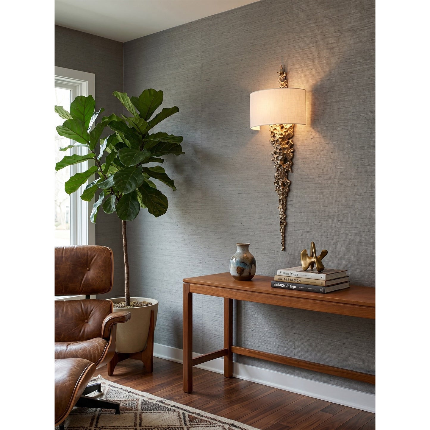 Lava Brass Wall Sconce
