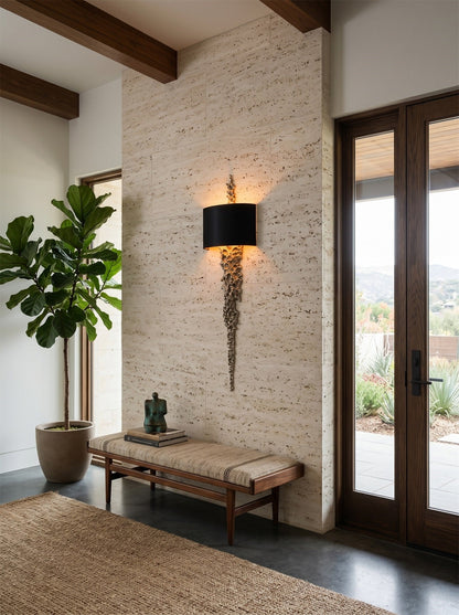 Lava Brass Wall Sconce