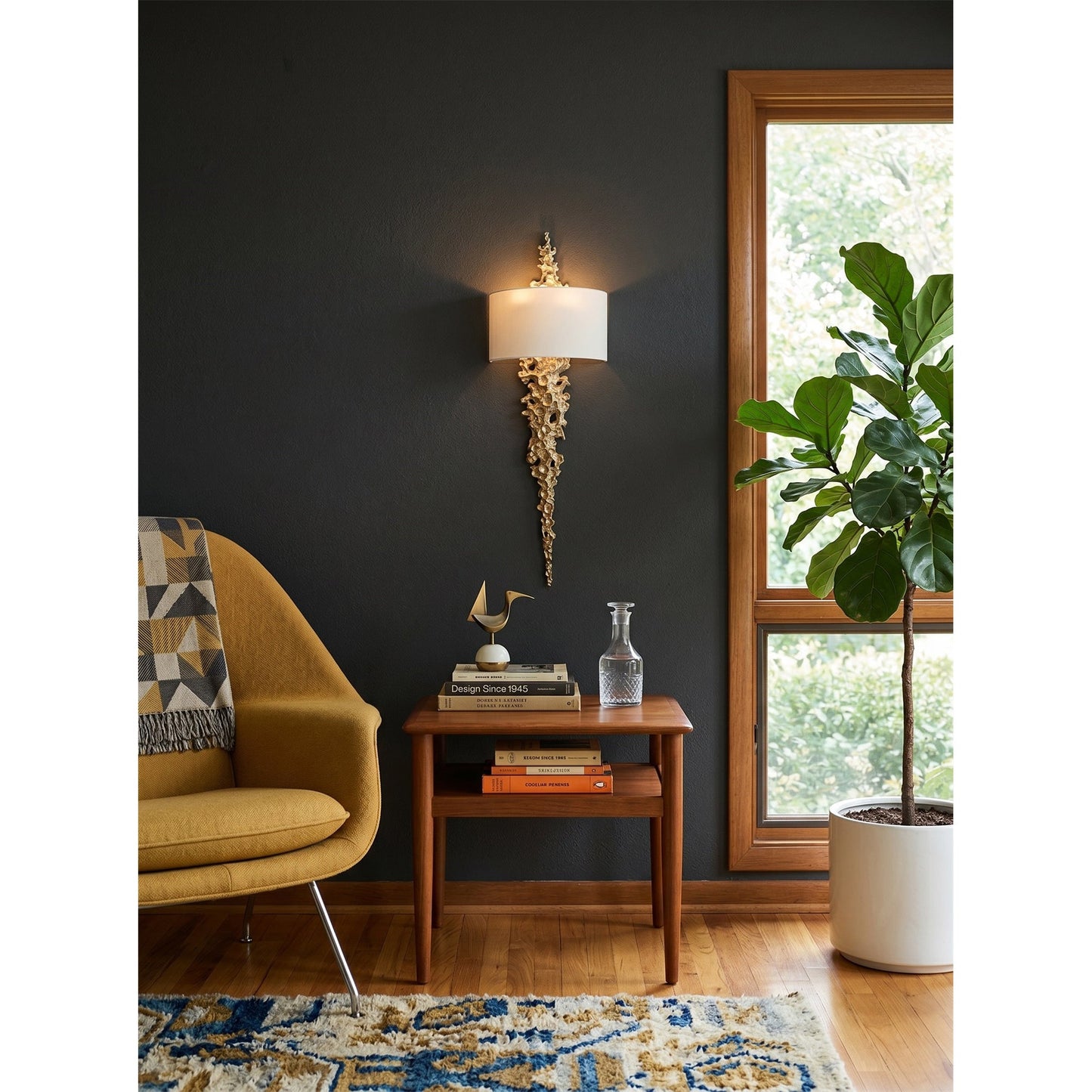 Lava Brass Wall Sconce