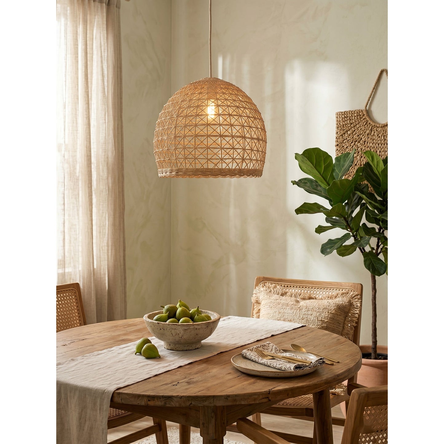 Lumiere Rattan Pendant Lamp