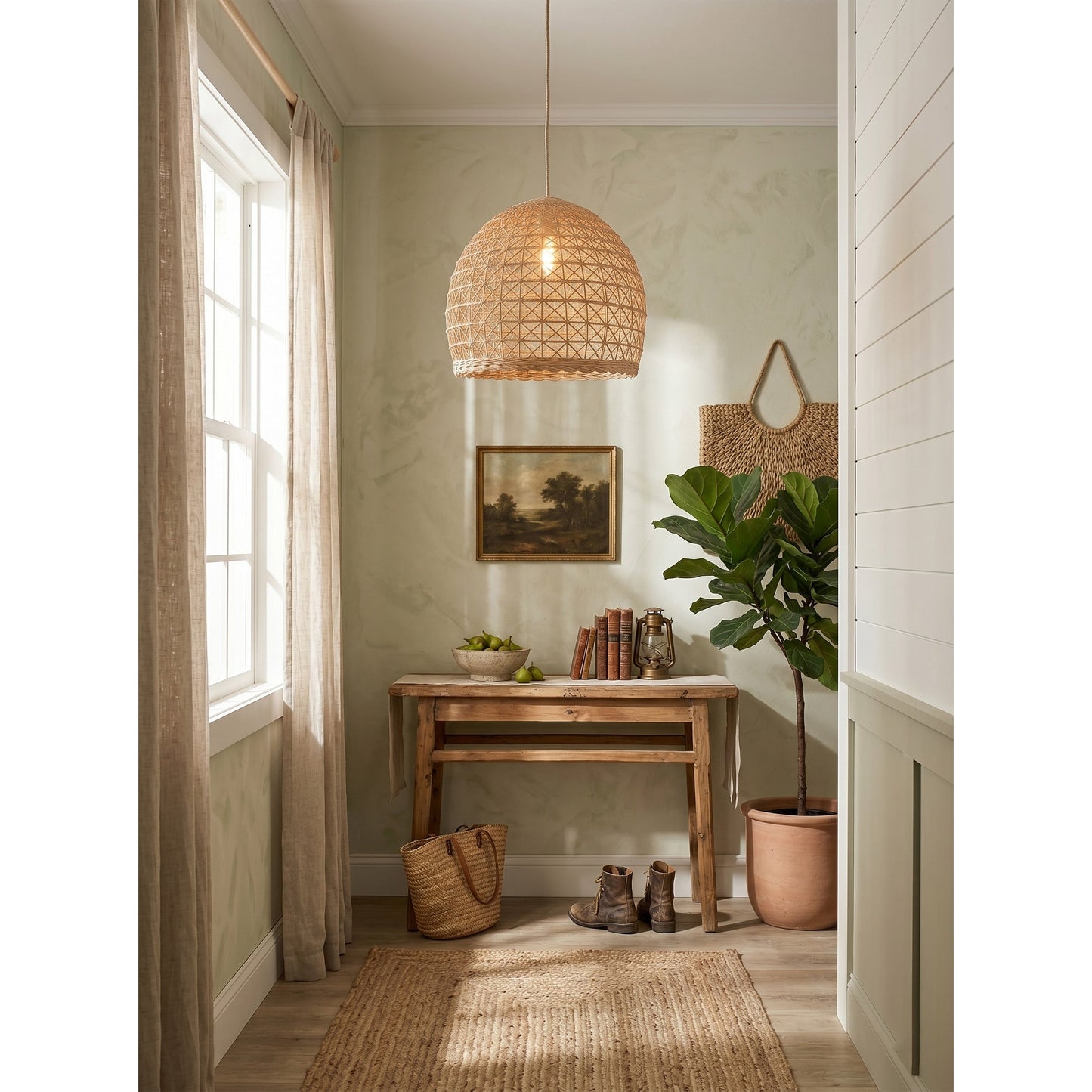 Lumiere Rattan Pendant Lamp