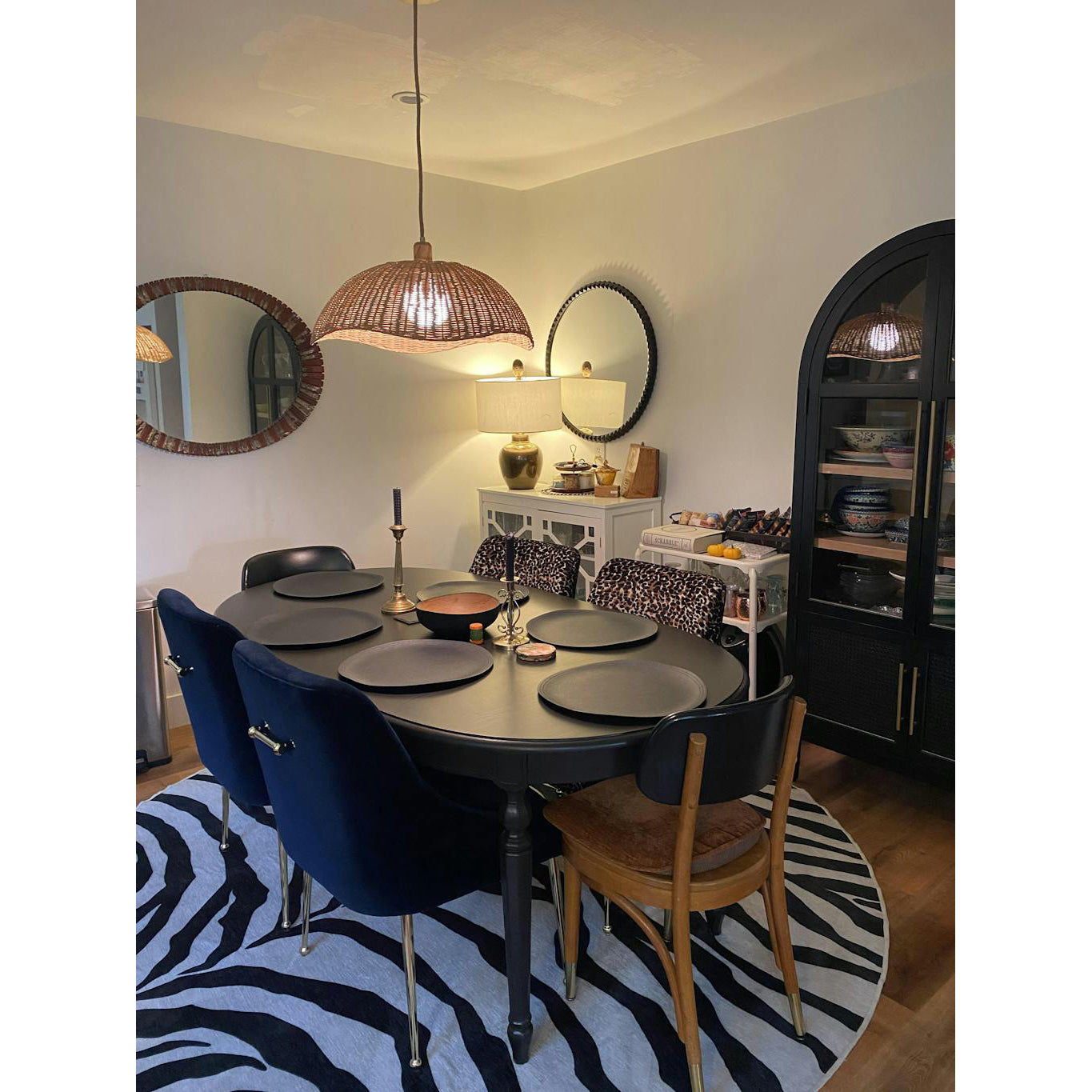 Nana Vermiculate Rattan Pendant Lamp