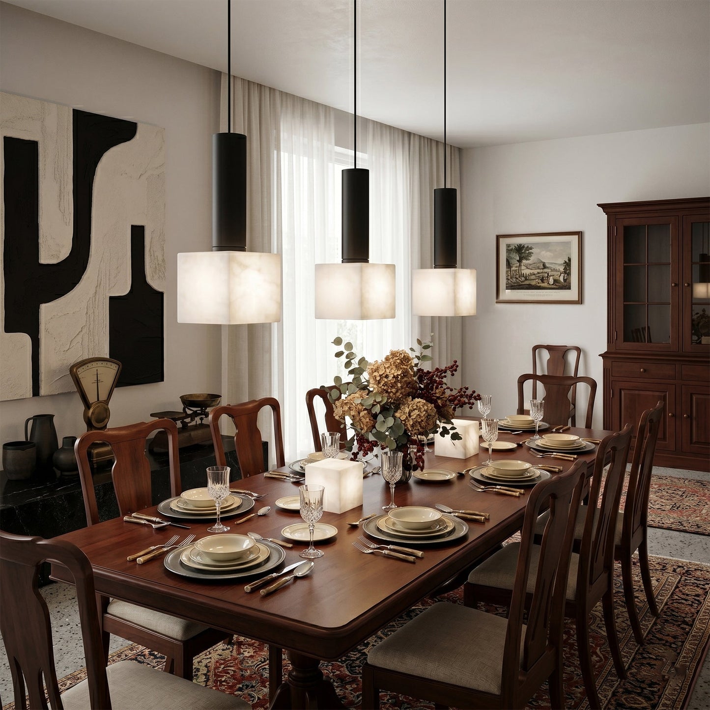 Oran Alabaster Pendant Lamp