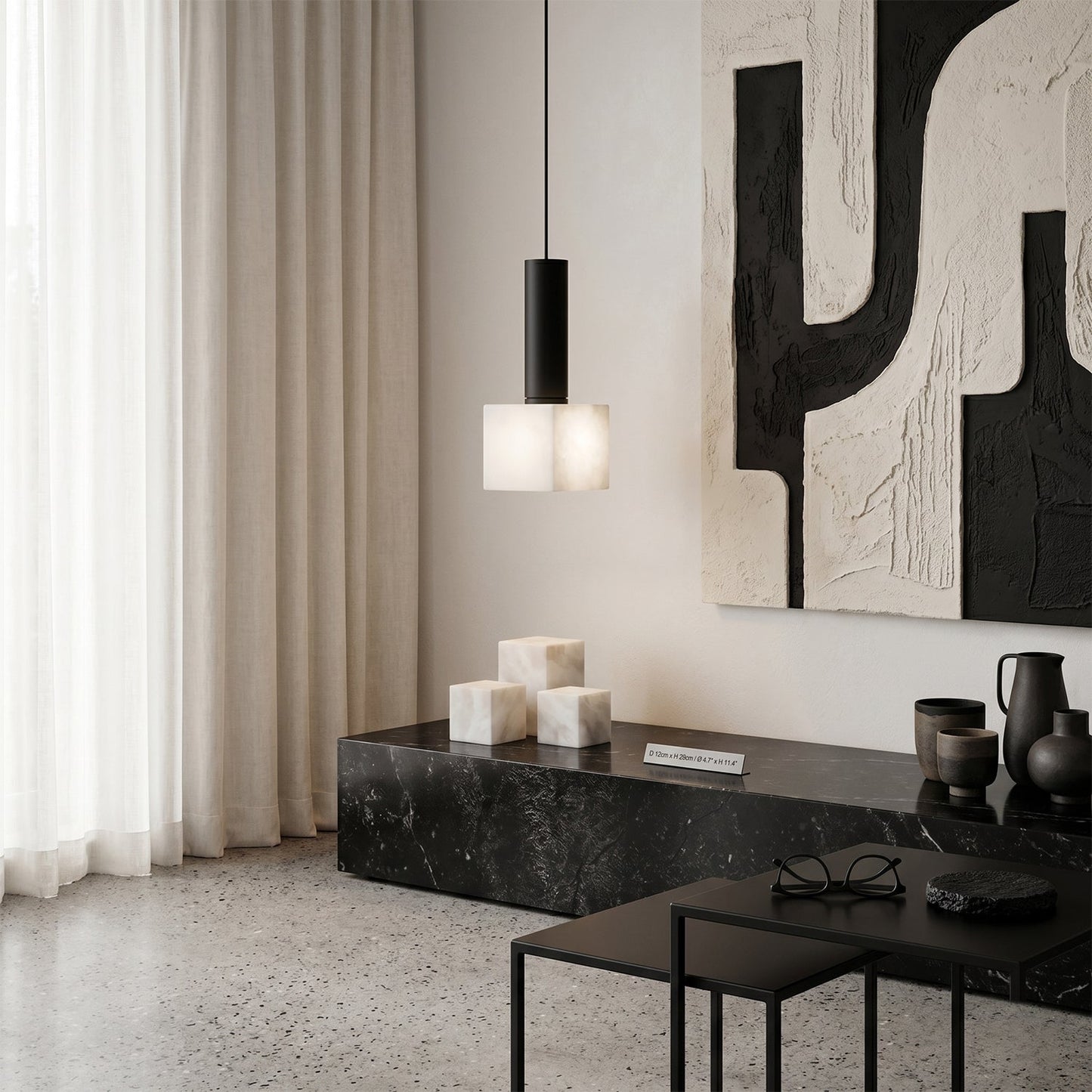 Oran Alabaster Pendant Lamp