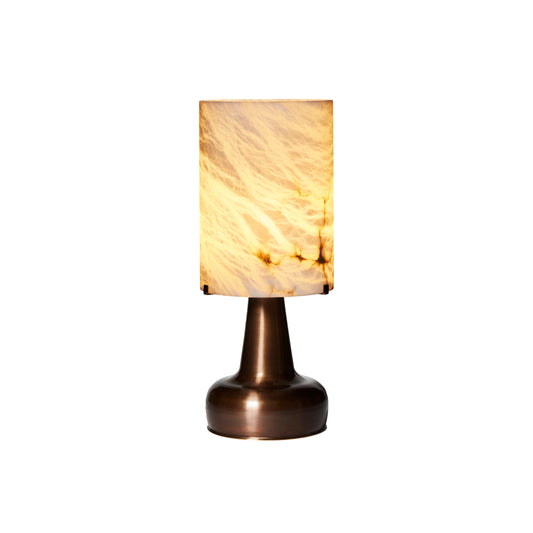 Pear Shaped Alabaster Table Lamp
