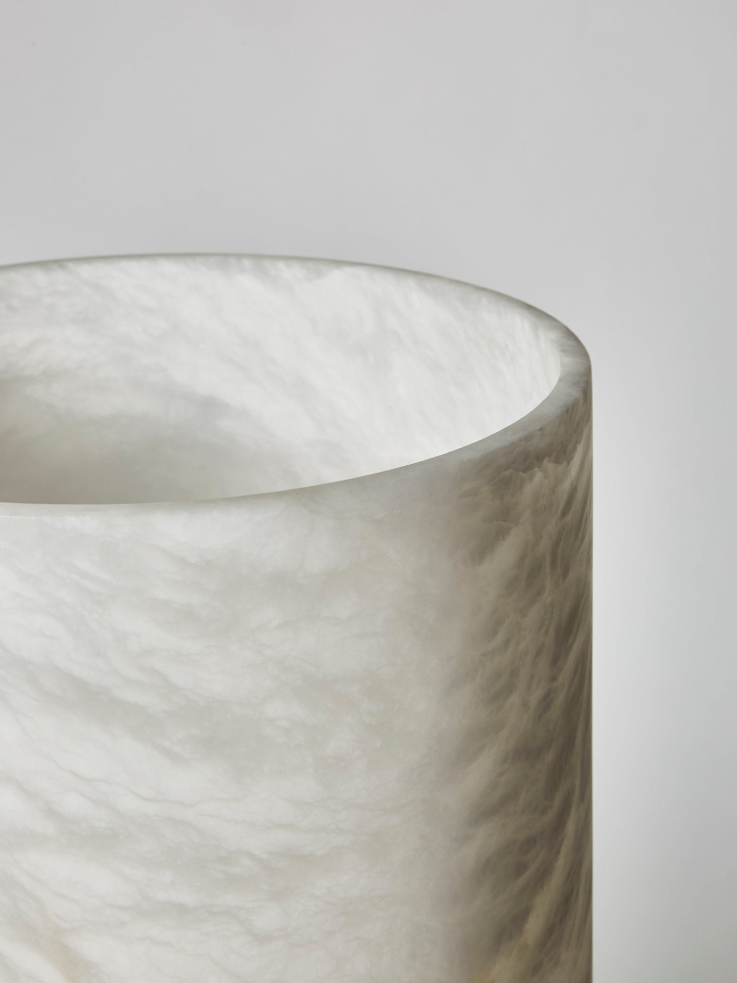 Pear Shaped Alabaster Table Lamp