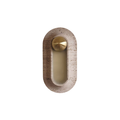 Pfaffikon Travertine Wall Sconce
