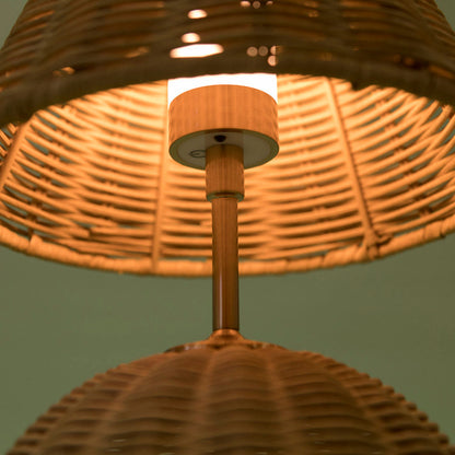 Rattan Ball Table Lamp