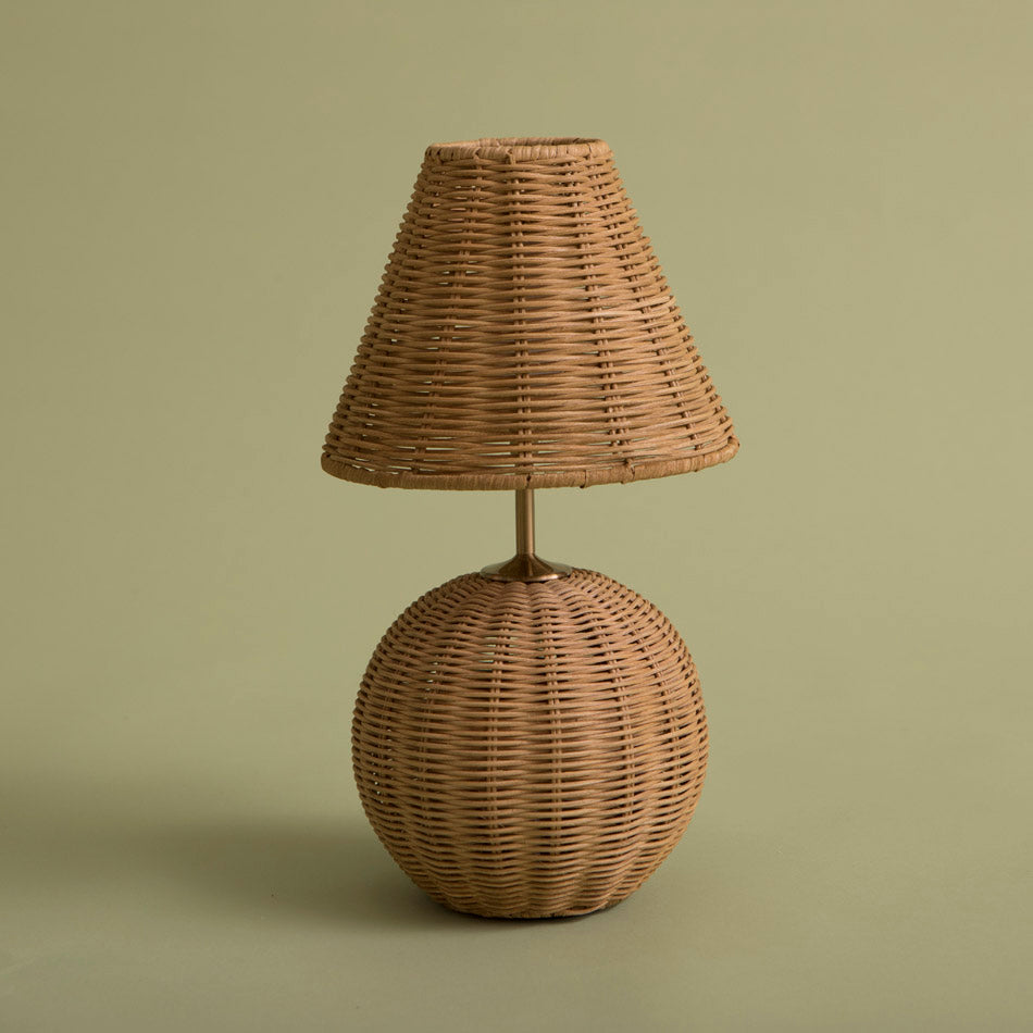 Rattan Ball Table Lamp