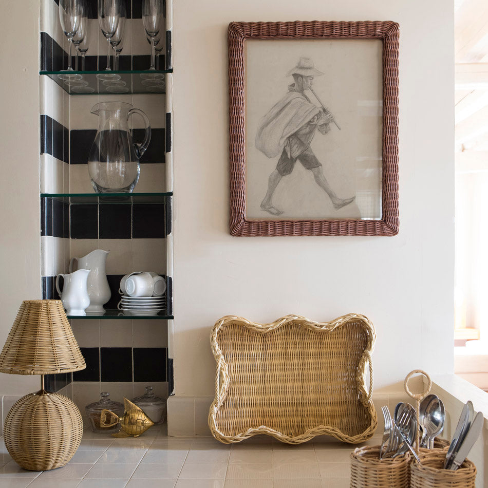 Rattan Ball Table Lamp