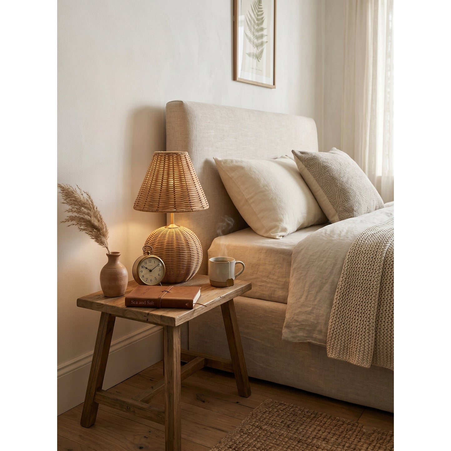 Rattan Ball Table Lamp