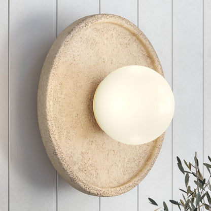 Riley Travertine Wall Sconce