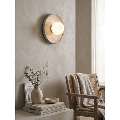 Riley Travertine Wall Sconce