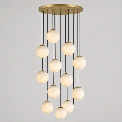Savina Alabaster Chandelier