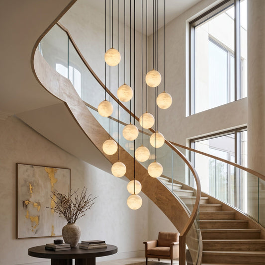 Savina Alabaster Chandelier
