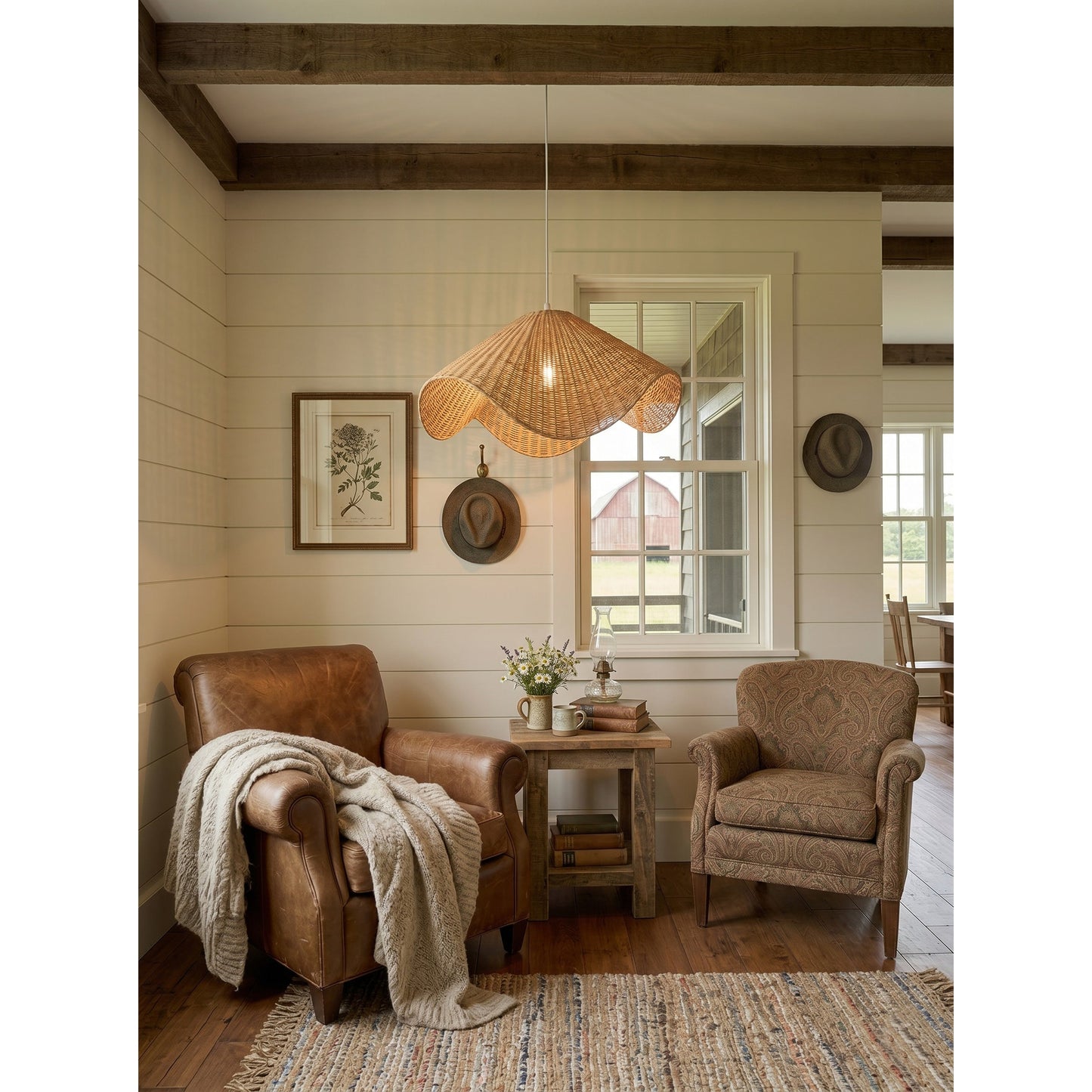 Spence Rattan Pendant Lamp