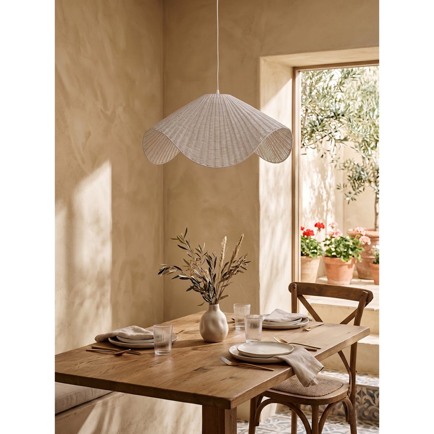 Spence Rattan Pendant Lamp