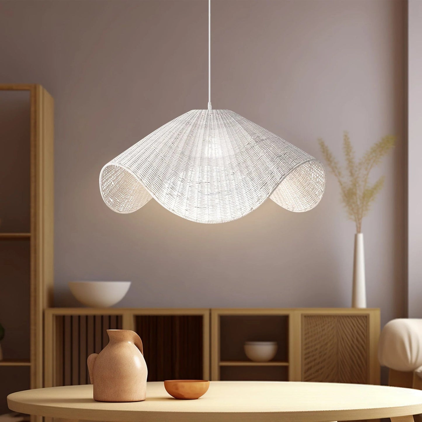 Spence Rattan Pendant Lamp