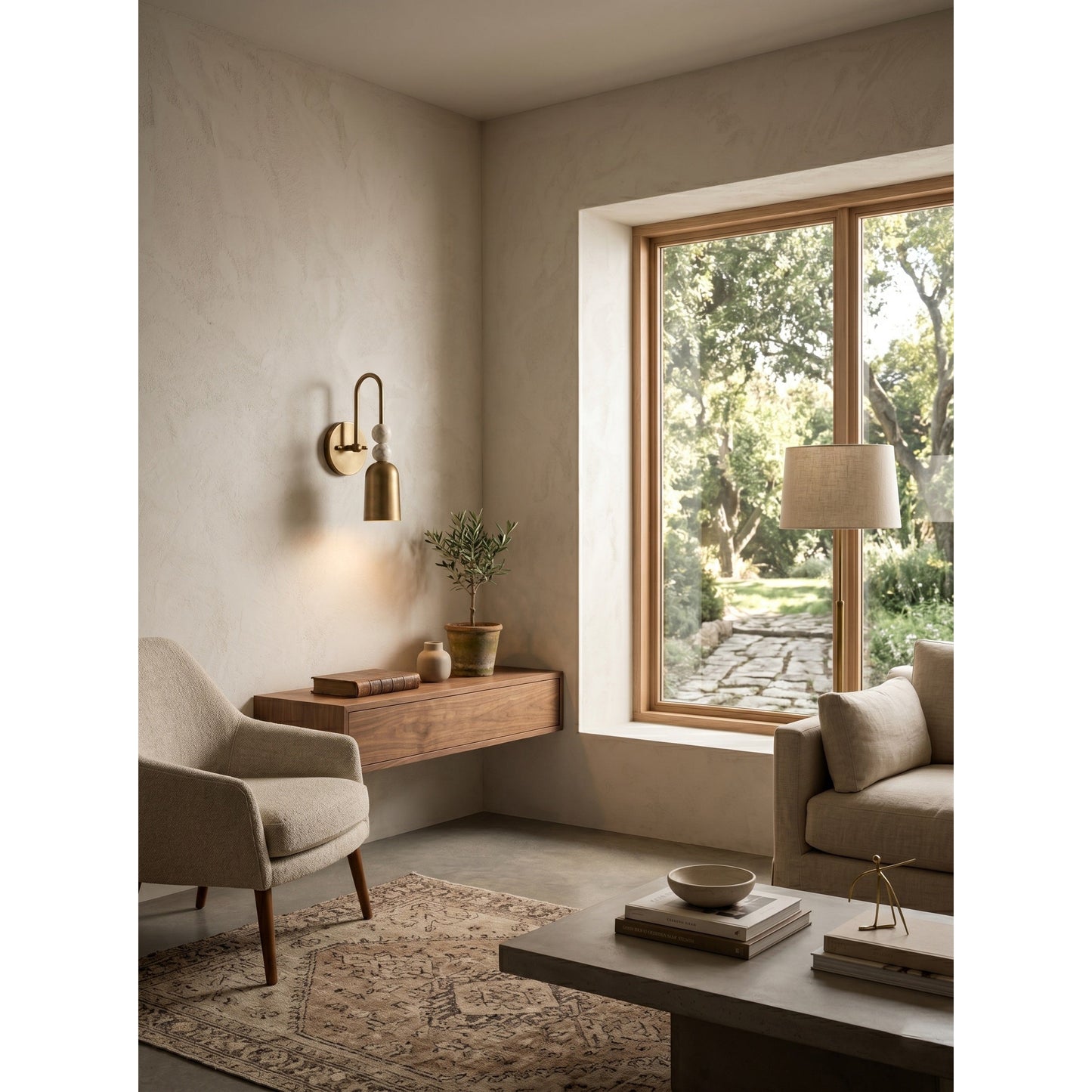 Sphere & Stem Wall Sconce