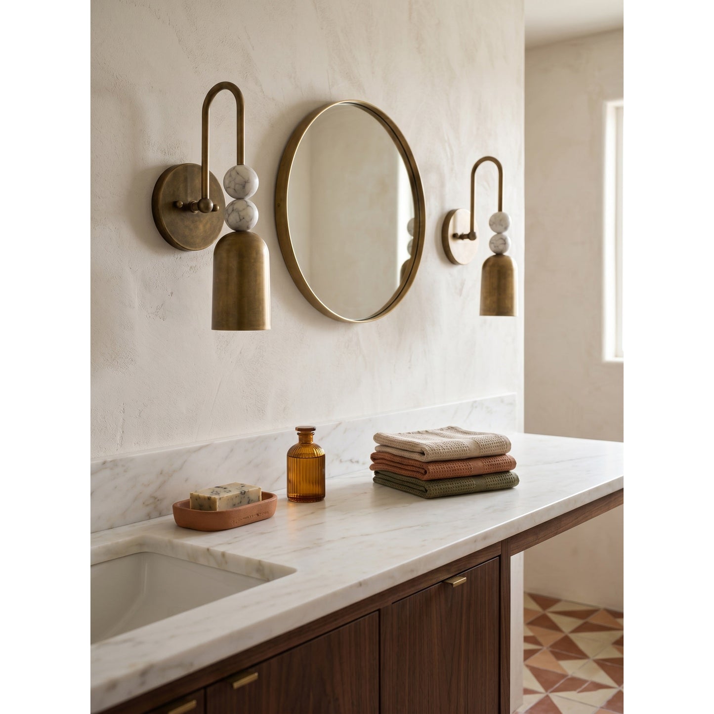 Sphere & Stem Wall Sconce