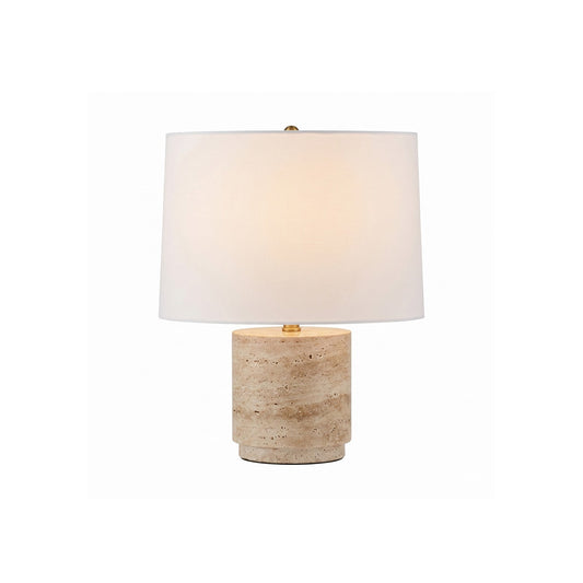Toby Travertine Table Lamp