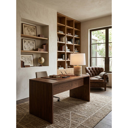 Toby Travertine Table Lamp