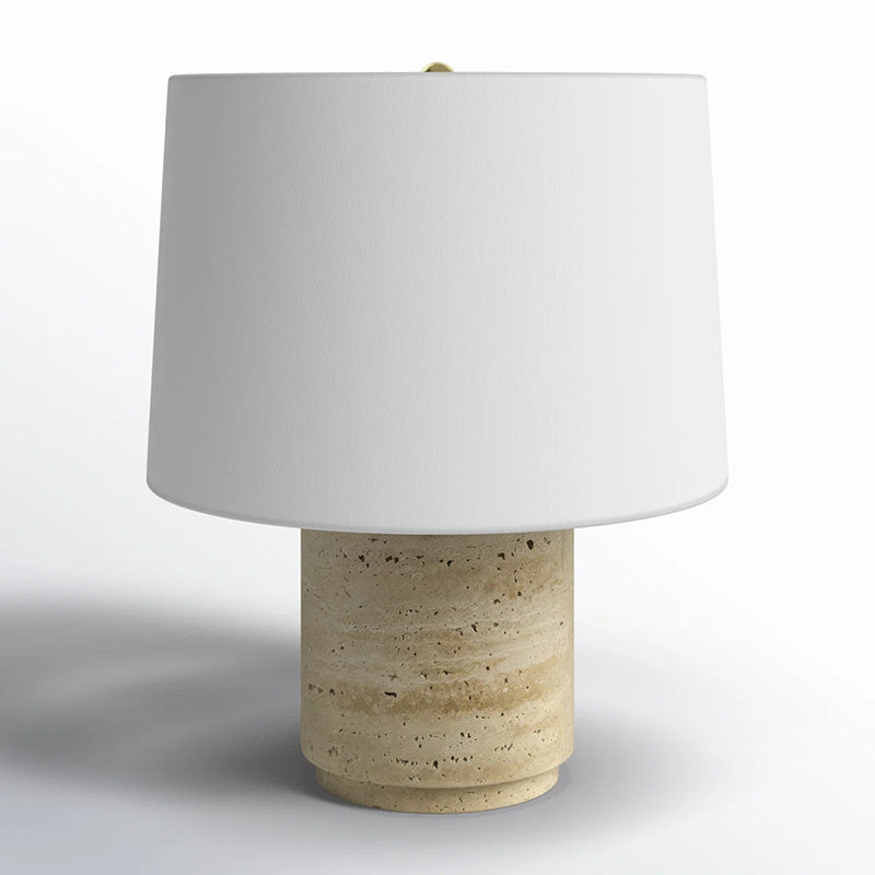 Toby Travertine Table Lamp