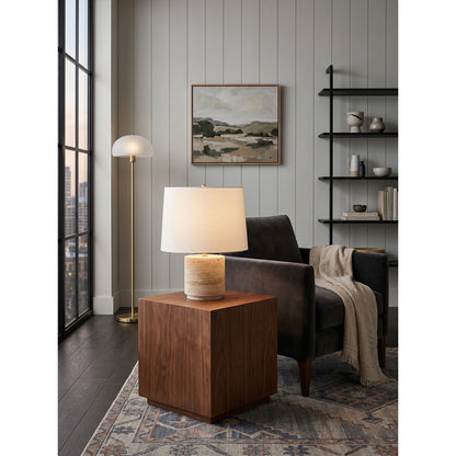 Toby Travertine Table Lamp
