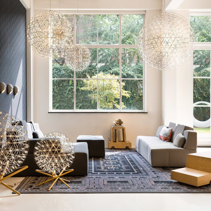 Geodesic LED Sphere Pendant Light