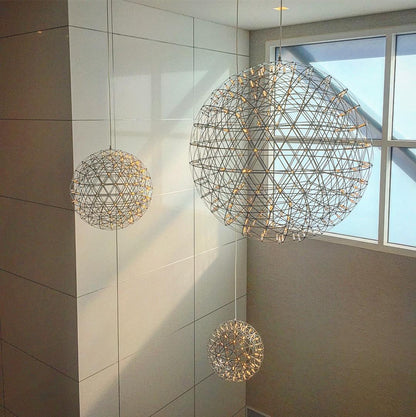 Geodesic LED Sphere Pendant Light