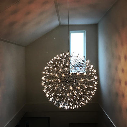 Geodesic LED Sphere Pendant Light