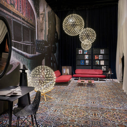 Geodesic LED Sphere Pendant Light