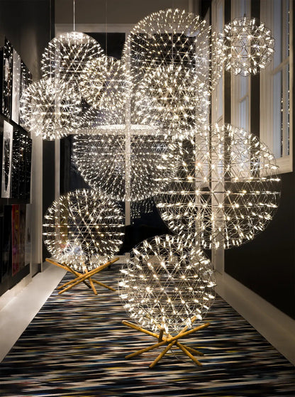 Geodesic LED Sphere Pendant Light