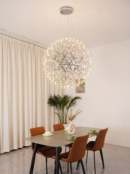 Geodesic LED Sphere Pendant Light