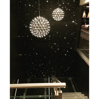 Geodesic LED Sphere Pendant Light